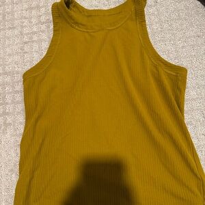 REI Mustard Yellow Tank Top